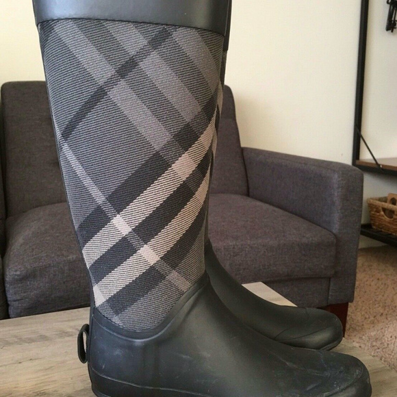 Women's Clemence Rain Boots Shoes Charcoal - Picture 3 of 5
